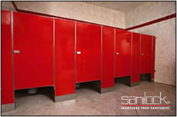 mamparas de ba&ntilde;o  institucional sanilock