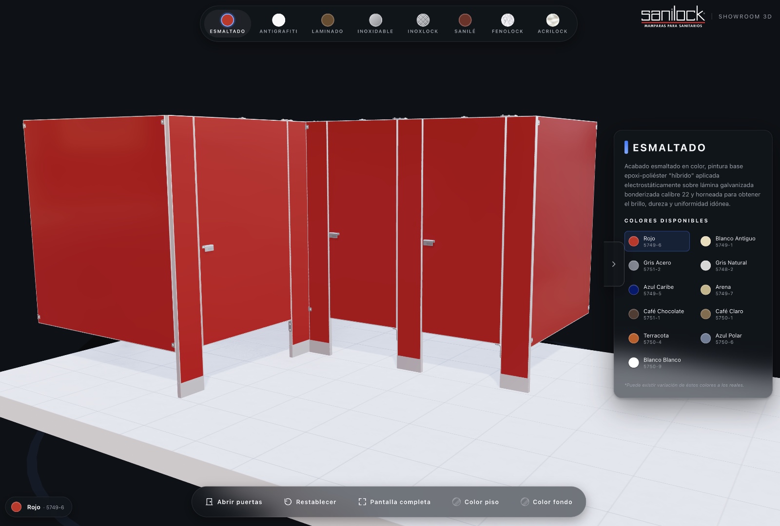 Showroom 3D Sanilock
